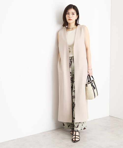 THE SHOP TK （ザ ショップ ティーケー ）の「2WAYジップジャンスカ【洗える】（ワンピース・レディース・ブラウン系その他/ナチュラル・12/13）」の3枚目の写真