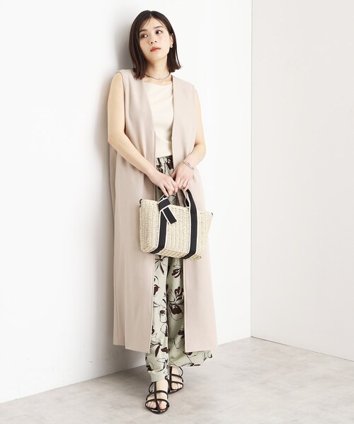 THE SHOP TK （ザ ショップ ティーケー ）の「2WAYジップジャンスカ【洗える】（ワンピース・レディース・ブラウン系その他/ナチュラル・12/13）」の8枚目の写真