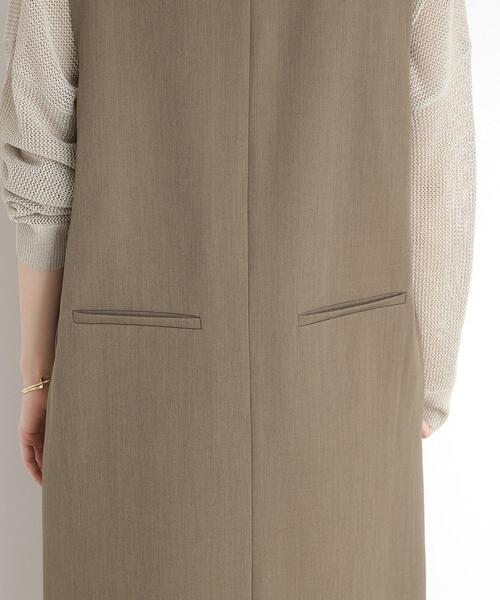 THE SHOP TK （ザ ショップ ティーケー ）の「2WAYジップジャンスカ【洗える】（ワンピース・レディース・ブラウン系その他/ナチュラル・12/13）」の19枚目の写真