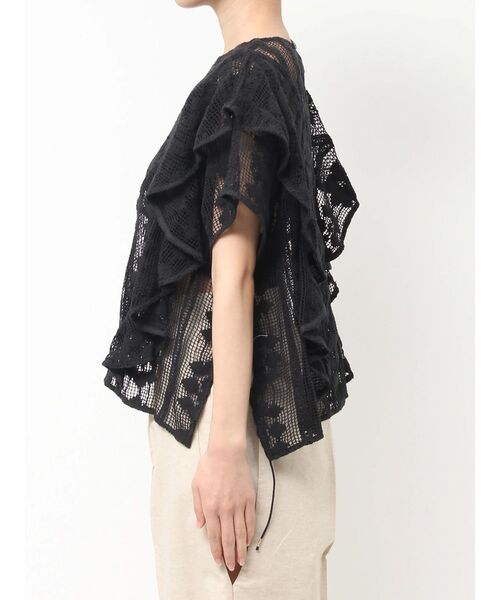 Ungrid(アングリッド)の「【Htage】レースシアーフリルブラウス(シャツ/ブラウス・レディース・ブラック/オフホワイト・FREE)」の20枚目の写真