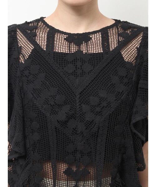 Ungrid(アングリッド)の「【Htage】レースシアーフリルブラウス(シャツ/ブラウス・レディース・ブラック/オフホワイト・FREE)」の22枚目の写真