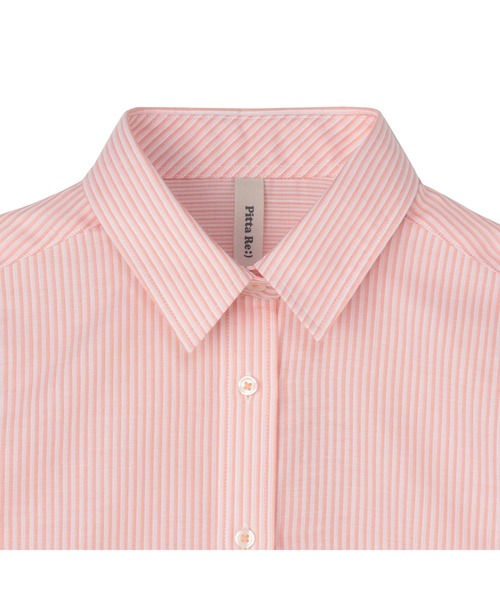 TOKYO SHIRTS(トウキョウシャツ)の「【Pitta Re:)】ふわっとガーゼシャツ 七分袖 綿100% レディースカジュアルシャツ(シャツ/ブラウス・レディース・オレンジ・LL/M/S/L)」の3枚目の写真