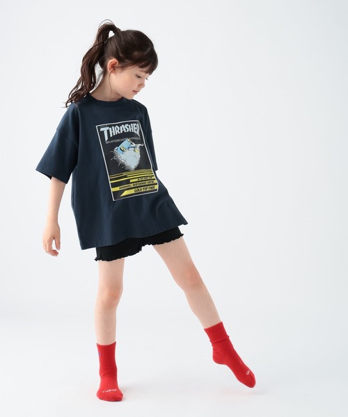 BAYFLOW（ベイフロー）の「[選べる丈シリーズ!]リブショートパンツ(KIDS)（レギンス/スパッツ・キッズ・ブラック/ライトグレー・120cm/130cm/110cm/150cm/140cm）」の13枚目の写真