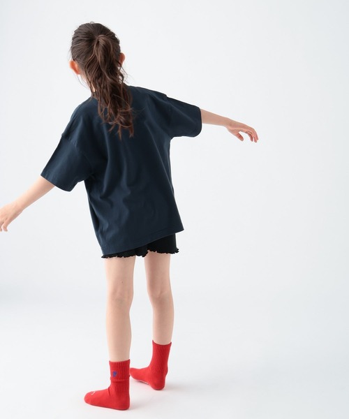 BAYFLOW（ベイフロー）の「[選べる丈シリーズ!]リブショートパンツ(KIDS)（レギンス/スパッツ・キッズ・ブラック/ライトグレー・120cm/130cm/110cm/150cm/140cm）」の14枚目の写真