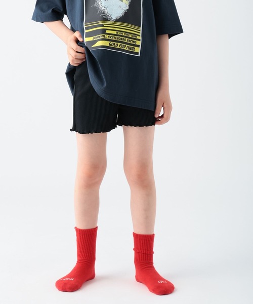 BAYFLOW（ベイフロー）の「[選べる丈シリーズ!]リブショートパンツ(KIDS)（レギンス/スパッツ・キッズ・ブラック/ライトグレー・120cm/130cm/110cm/150cm/140cm）」の17枚目の写真