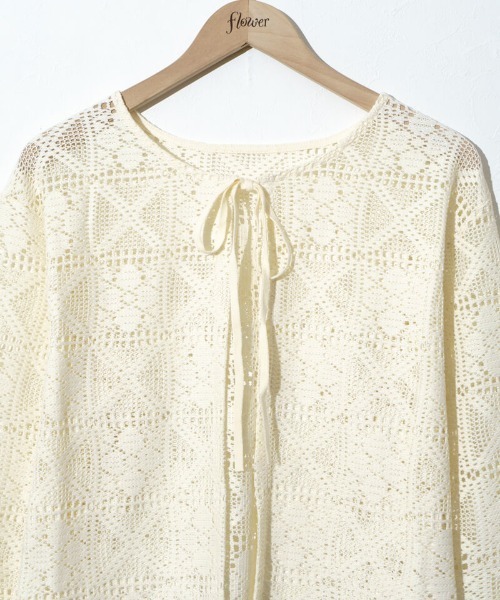 flower（フラワー）の「マリンブルームカーディガン（カーディガン/ボレロ・レディース・アイボリー・FREE）」の2枚目の写真