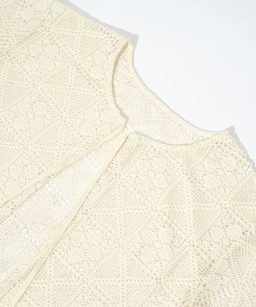 flower（フラワー）の「マリンブルームカーディガン（カーディガン/ボレロ・レディース・アイボリー・FREE）」の3枚目の写真