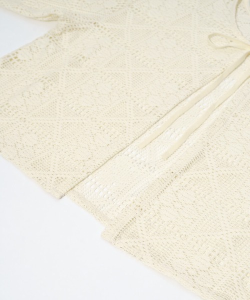 flower（フラワー）の「マリンブルームカーディガン（カーディガン/ボレロ・レディース・アイボリー・FREE）」の5枚目の写真