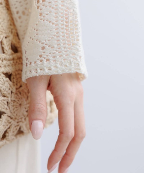 flower（フラワー）の「マリンブルームカーディガン（カーディガン/ボレロ・レディース・アイボリー・FREE）」の20枚目の写真