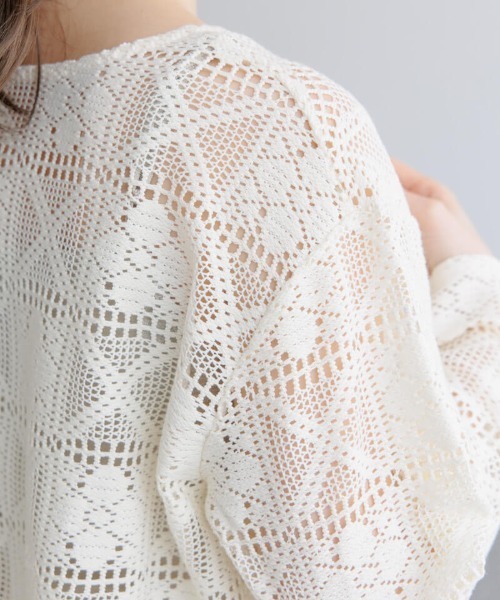 flower（フラワー）の「マリンブルームカーディガン（カーディガン/ボレロ・レディース・アイボリー・FREE）」の21枚目の写真
