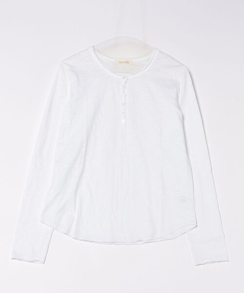 aimoha(アイモハ)の「ヘンリーネック長袖Tシャツ(Tシャツ/カットソー・レディース・ネイビー/ホワイト/ブラック/ワインレッド・MEDIUM/LARGE)」の19枚目の写真