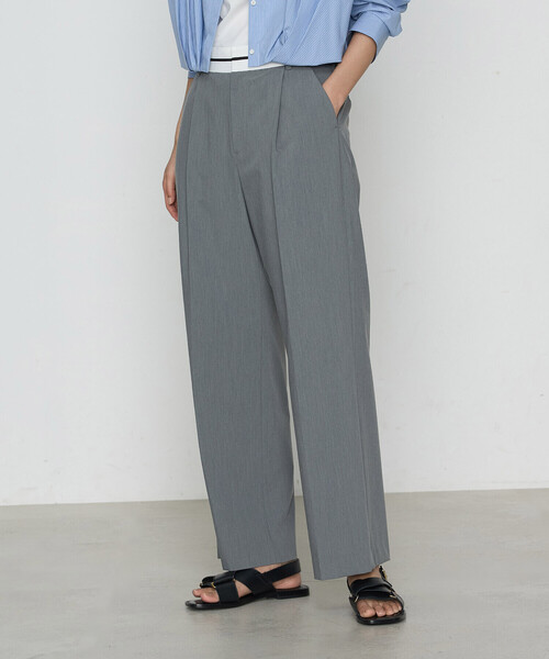 COMME CA(コムサ)の「クリアウーリー パンツ(その他パンツ・レディース・ブラック/トップグレー・7号/9号/11号)」の2枚目の写真