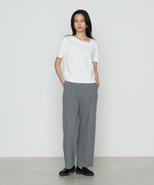 COMME CA(コムサ)の「クリアウーリー パンツ(その他パンツ・レディース・ブラック/トップグレー・7号/9号/11号)」の10枚目の写真