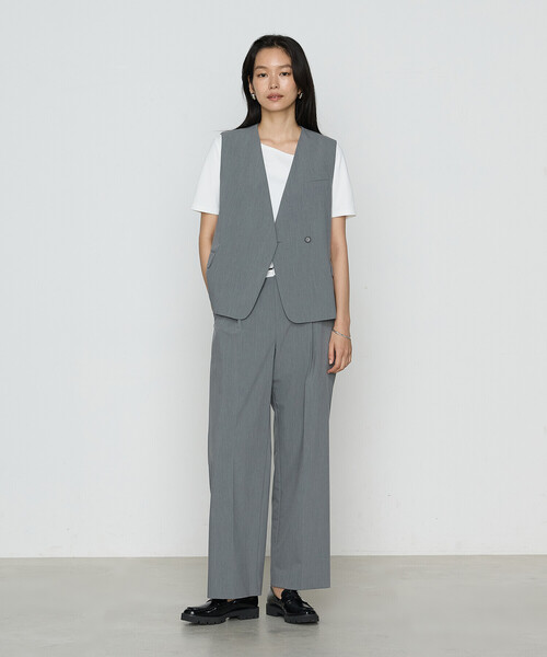 COMME CA(コムサ)の「クリアウーリー パンツ(その他パンツ・レディース・ブラック/トップグレー・7号/9号/11号)」の11枚目の写真