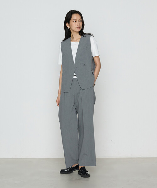 COMME CA(コムサ)の「クリアウーリー パンツ(その他パンツ・レディース・ブラック/トップグレー・7号/9号/11号)」の12枚目の写真