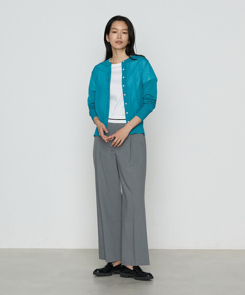 COMME CA(コムサ)の「クリアウーリー パンツ(その他パンツ・レディース・ブラック/トップグレー・7号/9号/11号)」の13枚目の写真