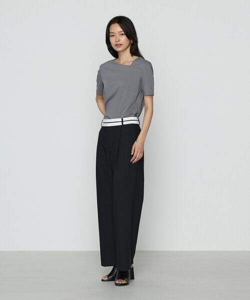 COMME CA(コムサ)の「クリアウーリー パンツ(その他パンツ・レディース・ブラック/トップグレー・7号/9号/11号)」の18枚目の写真