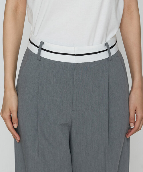 COMME CA(コムサ)の「クリアウーリー パンツ(その他パンツ・レディース・ブラック/トップグレー・7号/9号/11号)」の3枚目の写真