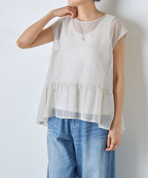 ビアズリー　ブラウス ビアズリー BEARDSLEY Tブラウス （white） -ファッション通販