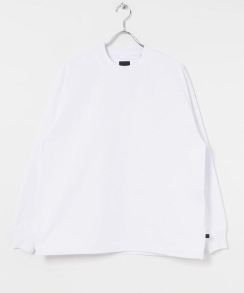 DAIWA PIER39(ダイワピア39)の「DAIWA PIER39 TECH DRAWSTRING L/S TEE(Tシャツ/カットソー・メンズ・チャコールグレー/ブラック/ライトグレー/ホワイト・SMALL/MEDIUM/LARGE/X-LARGE)」の2枚目の写真