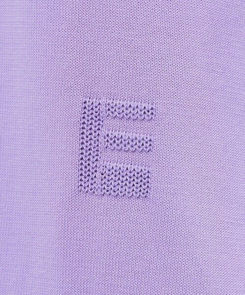 EVEX by KRIZIA(エヴェックスバイクリツィア)の「【L】【カタログ掲載品】【接触冷感】【ウォッシャブル】テックスブリッドクールニットプルオーバー(Tシャツ/カットソー・レディース・オフホワイト/グリーン/パープル・44/46)」の11枚目の写真