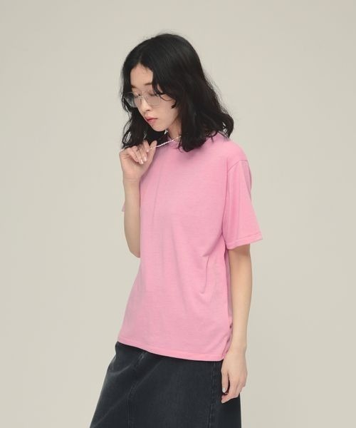 eL（エル）の「【eL】Linen Comfort Tee/328302（Tシャツ/カットソー・レディース・ブルー/オフホワイト/ブラック/ピンク・FREE）」の13枚目の写真