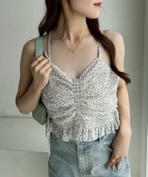 one after another NICE CLAUP | 2WAYシャーリングキャミソール(キャミソール)