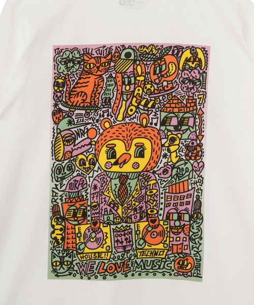 tシャツ 「MEN ， WOMEN」CAPSULE-T Rob we love music SS Tee レディース メンズ セール】【MEN , WOMEN】CAPSULE-T Rob we love music SS Tee（T