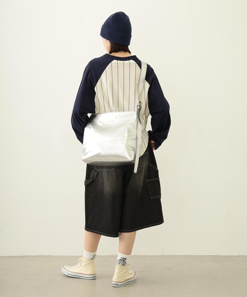 MILKFED.(ミルクフェド)の「SOLID SHOULDER BAG(ショルダーバッグ・レディース・シルバー/ブラック/ブラウン・ONE SIZE)」の17枚目の写真