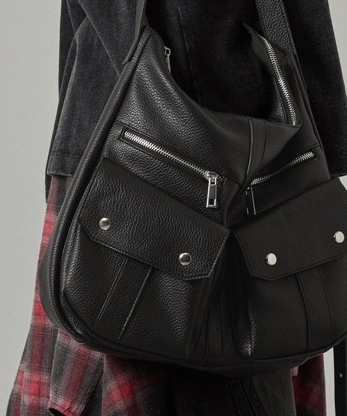 Alfred Alex(アルフレッドアレックス)の「【Alfred Alex】マルチポケットZIPショルダーバッグ(ショルダーバッグ・メンズ・ブロンズ/ブラック・FREE)」の20枚目の写真