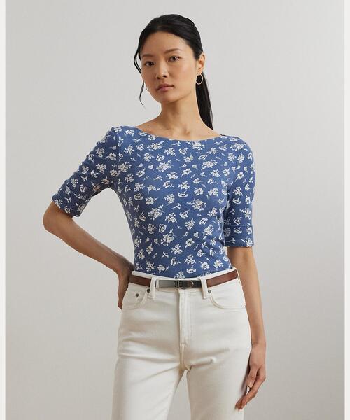 [RALPH LAUREN] シグネチャー フローラル コットンTシャツ s7-AI323964191001_alternate1