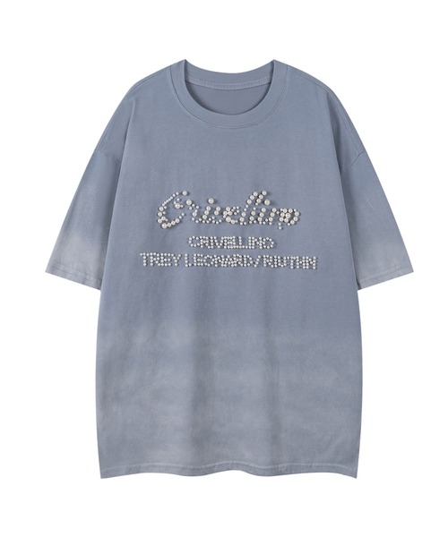 【おすすめ】 セール】パールビーズロゴTシャツ（Tシャツ/カットソー）｜HOOK トップス