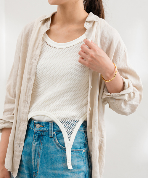 セール】JANE SMITH/ジェーンスミス MESH UP DOWN TANK TOP