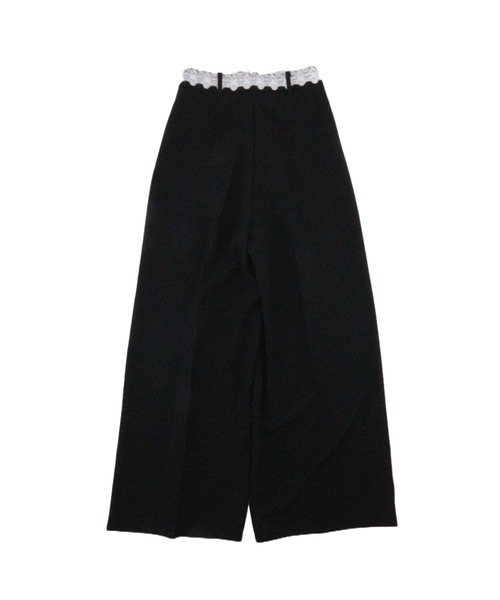 JilLA(ジルア)の「Waist Lace Straight slacks / ウエストレースストレートスラックス(スラックス・レディース・グレー/ブラック・M/S)」の8枚目の写真