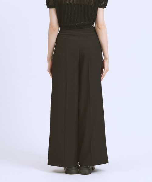 JilLA(ジルア)の「Waist Lace Straight slacks / ウエストレースストレートスラックス(スラックス・レディース・グレー/ブラック・M/S)」の16枚目の写真