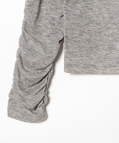 B:MING by BEAMS（ビーミングバイビームス）の「シアー ポロ ロングスリーブ Tシャツ（ポロシャツ・レディース・グレー/ダークブラウン/ブラウン系その他・ONE SIZE）」の20枚目の写真