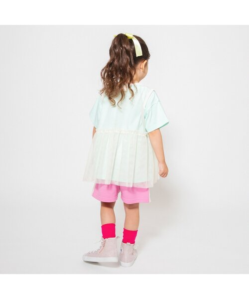 BREEZE（ブリーズ）の「【WEB限定/ジュニア対応】チュールトップス（タンクトップ・キッズ・ターコイズブルー/アイボリー/オレンジ・140/120/100/90）」の16枚目の写真