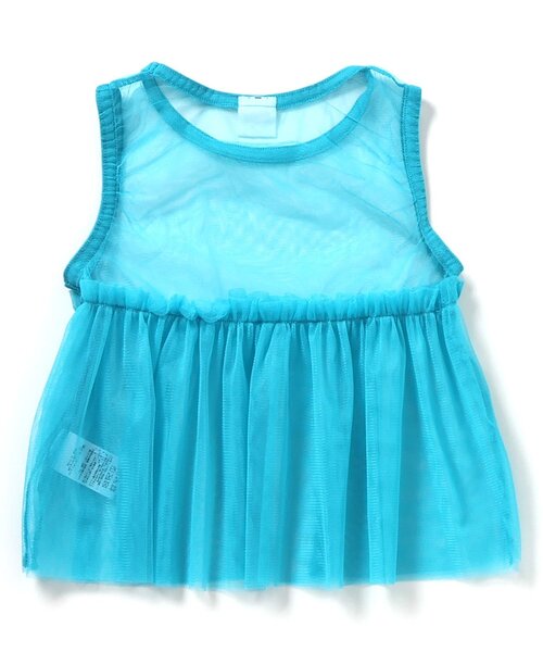 BREEZE（ブリーズ）の「【WEB限定/ジュニア対応】チュールトップス（タンクトップ・キッズ・ターコイズブルー/アイボリー/オレンジ・140/120/100/90）」の8枚目の写真