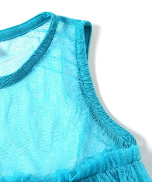 BREEZE（ブリーズ）の「【WEB限定/ジュニア対応】チュールトップス（タンクトップ・キッズ・ターコイズブルー/アイボリー/オレンジ・140/120/100/90）」の6枚目の写真