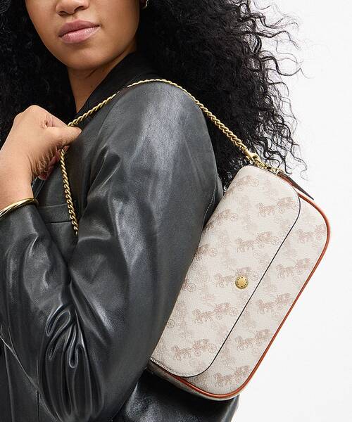 ブティック★【COACH】ブルック フラップチェーンバッグ ホース ブティック☆【COACH】ブルック フラップチェーンバッグ ホース