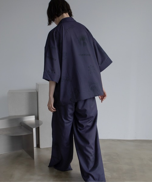 セール】オリジナルタロット風アート柄オーバーシャツ/SETUP（シャツ