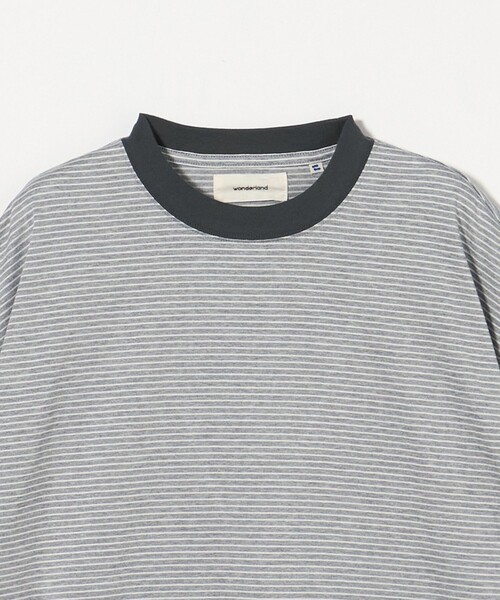 wonderland(ワンダーランド)の「<wonderland>ユース Tシャツ(Tシャツ/カットソー・メンズ・オフホワイト/グレー系・M/L)」の4枚目の写真