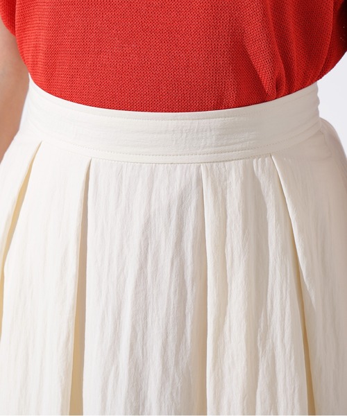 N.（N. Natural Beauty Basic）（エヌエヌナチュラルビューティーベーシック）の「ボリュームフレアスカート（スカート・レディース・ブラック/カーキ/オフホワイト・MEDIUM）」の22枚目の写真