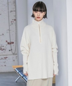 セール】Lily Linen アゼ プルオーバー（ニット/セーター