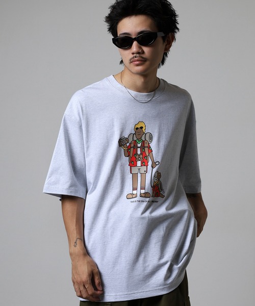 NERDY（ノルディ）の「トレッキングボーイ S/S Tシャツ（Tシャツ/カットソー・メンズ・ブラック/ホワイト・S/M/L）」の22枚目の写真