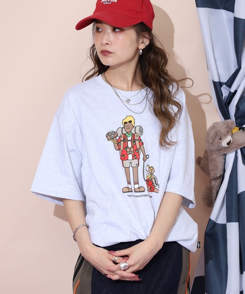 NERDY（ノルディ）の「トレッキングボーイ S/S Tシャツ（Tシャツ/カットソー・メンズ・ブラック/ホワイト・S/M/L）」の17枚目の写真