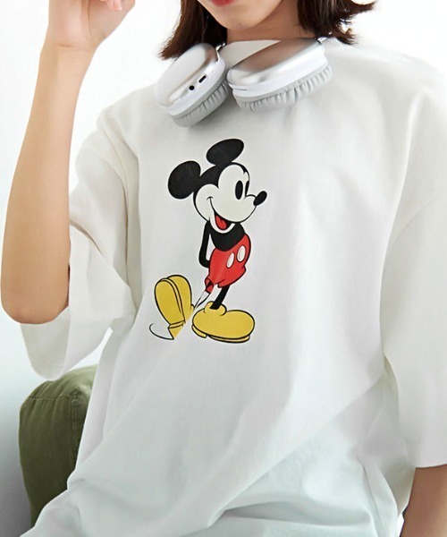 Disney(ディズニー)の「『DISCUS/ディスカス×DISNEY/ディズニー』半袖TEE(Tシャツ/カットソー・レディース・ブラック系1/ブラック系2/ホワイト系2/ホワイト系1・L/M)」の14枚目の写真