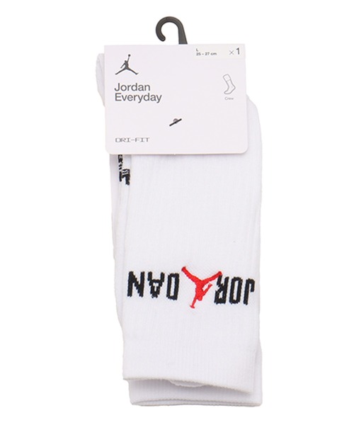 JORDAN BRAND(ジョーダンブランド)の「JORDAN BRAND U J ED PLY CREW - 144 STR / ジョーダン エブリデイ クルー ソックス (1足) / NIKE【SP】(ソックス/靴下・メンズ・ブラック/ホワイト・23-25cm/25-27CM/27-29cm)」の5枚目の写真