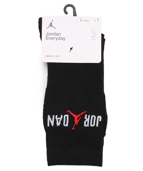 JORDAN BRAND(ジョーダンブランド)の「JORDAN BRAND U J ED PLY CREW - 144 STR / ジョーダン エブリデイ クルー ソックス (1足) / NIKE【SP】(ソックス/靴下・メンズ・ブラック/ホワイト・23-25cm/25-27CM/27-29cm)」の11枚目の写真