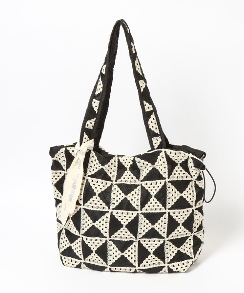 niko and...（ニコアンド）の「【A4サイズ収納可能】レースドロストトートバッグ（トートバッグ・レディース・アイボリー/その他1/その他2・0）」の19枚目の写真